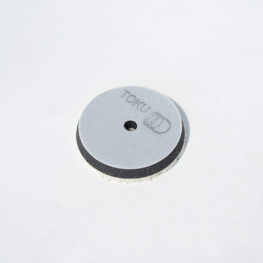 Toku MS-540WP Compatible 80mmφ Diameter Tapered Wool Buff Pad / 1 Pad