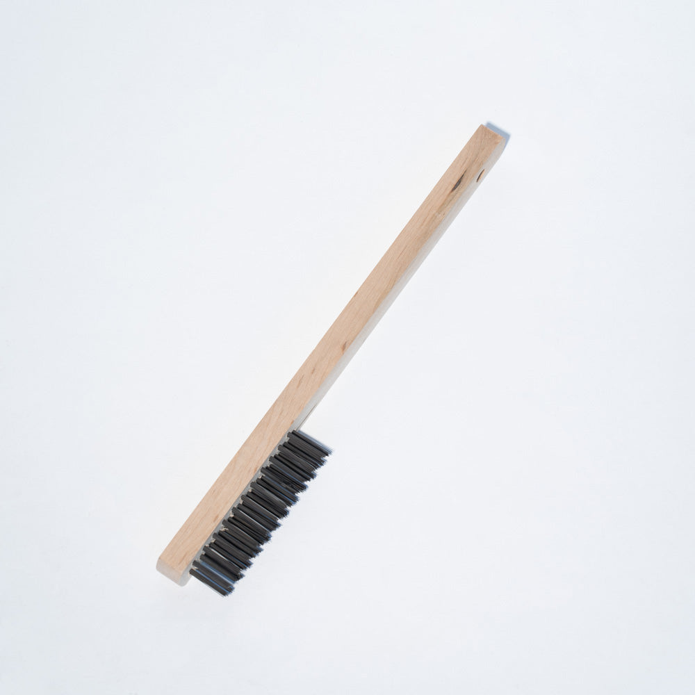 Wire Brush with Wooden Handle 3 Rows / 4 Rows