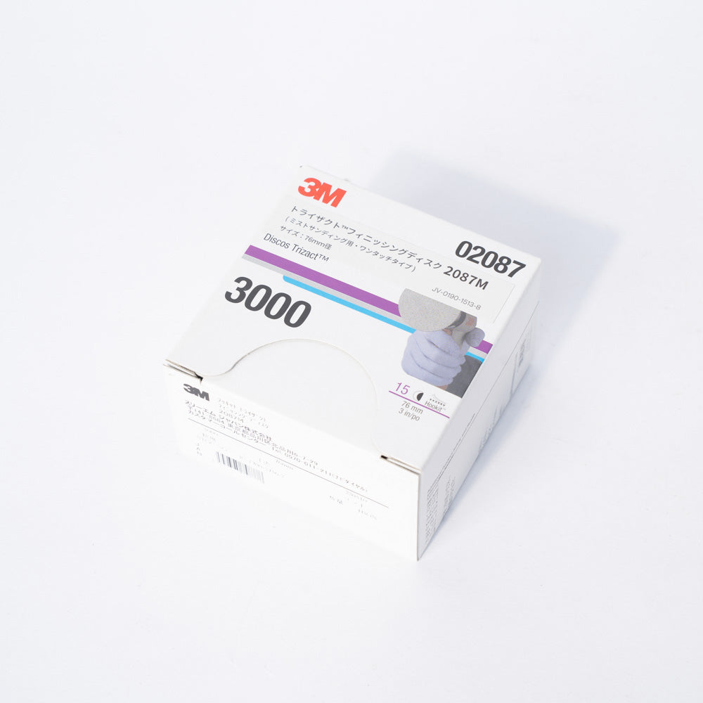 3M Hookit Trizact Finishing Disc D φ76mm 2087M #3000 Grit pack of 15