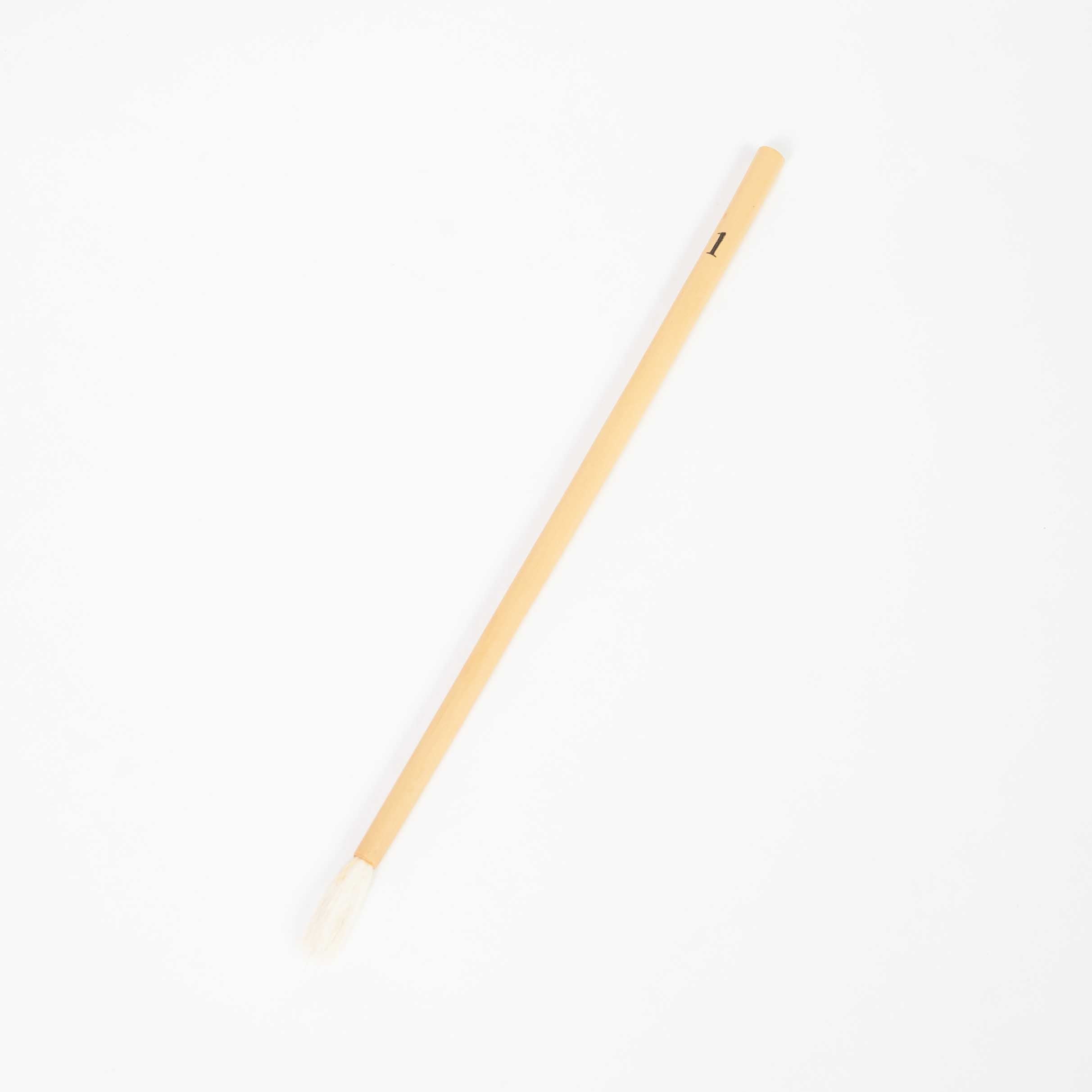 Standard White Lettering Brush — Size No.1 / No.2 / No.3