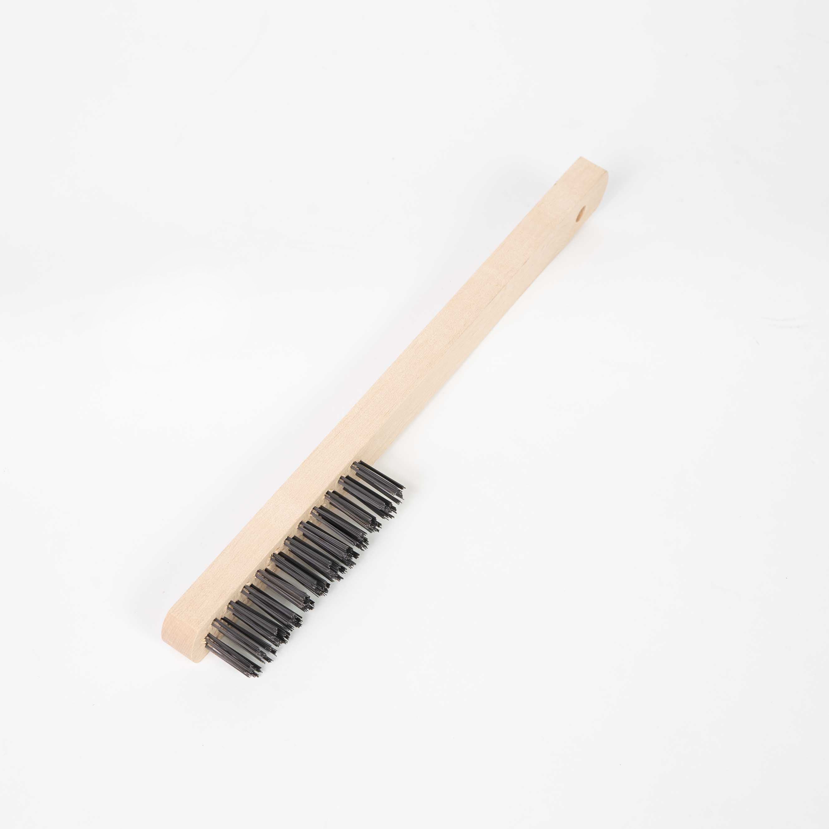 Wire Brush with Wooden Handle 3 Rows / 4 Rows