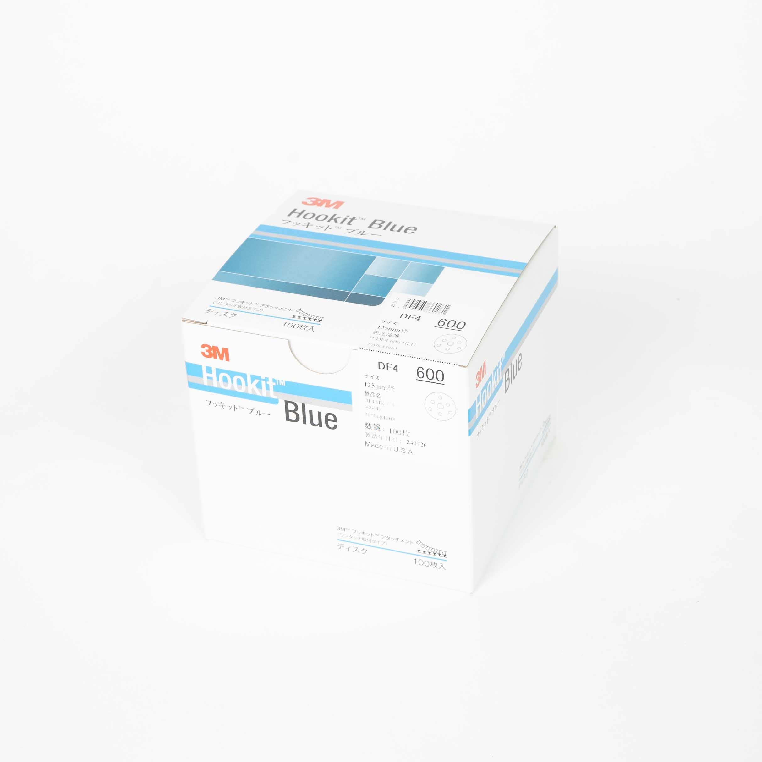 3M Hookit Blue DF4 #P600 Grit BLUE 100 sheets