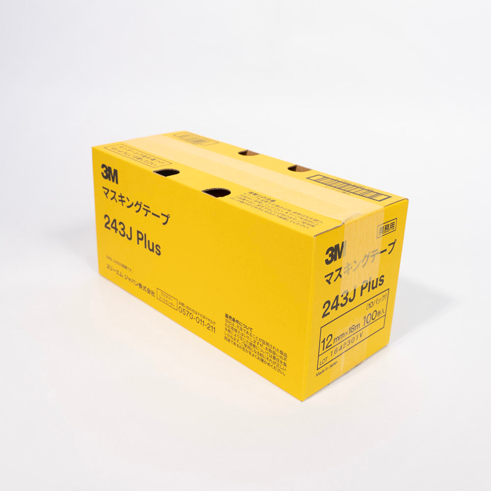 3M Masking Tape 243J Plus  12mm / 15mm / 18mm / 20mm / 24mm / 40mm / 50mm / 15mmx100m