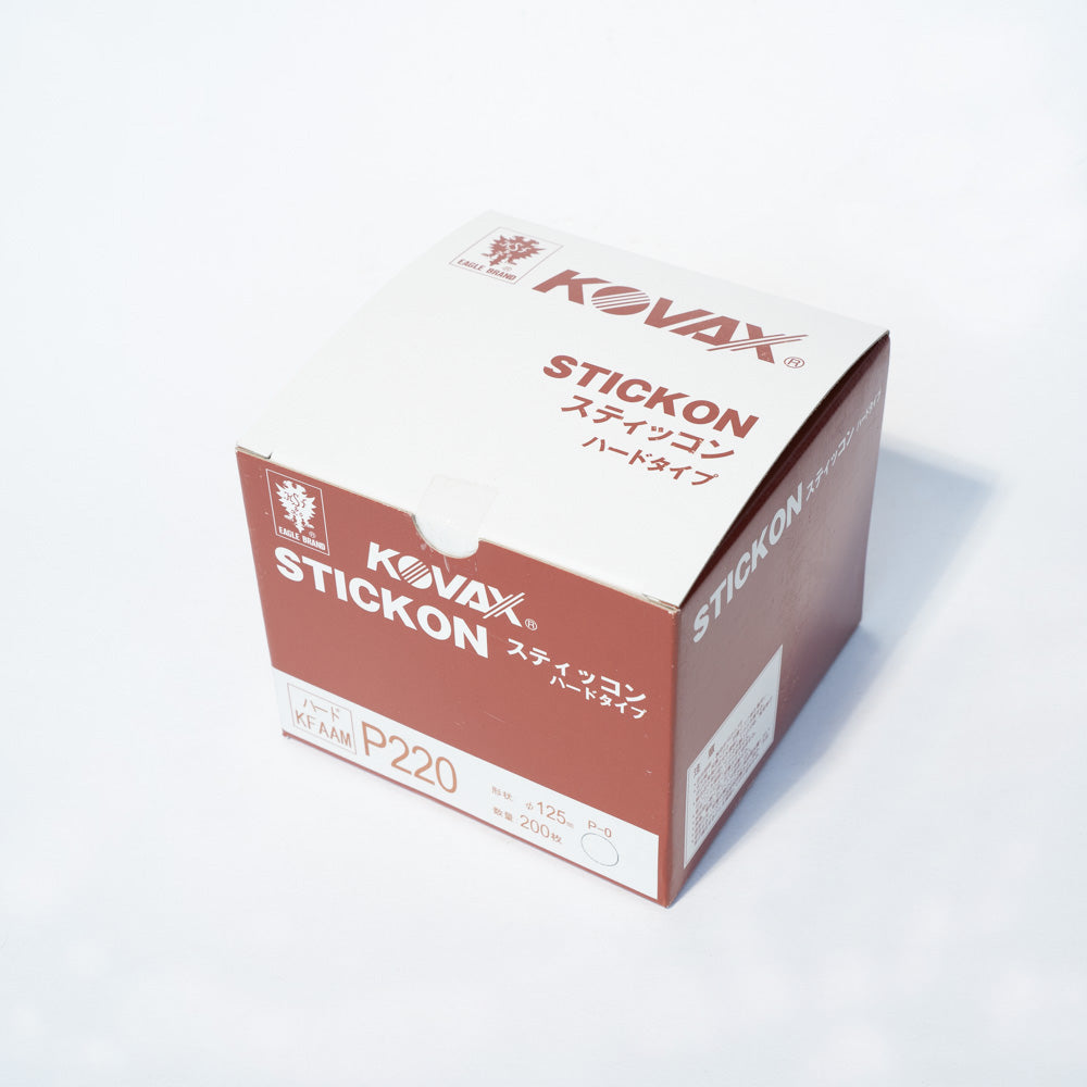 Stick-on Hard 125mmφ diameter Holeless P60 / P80 / P120 / P220 / P240 / P320   pack of 100