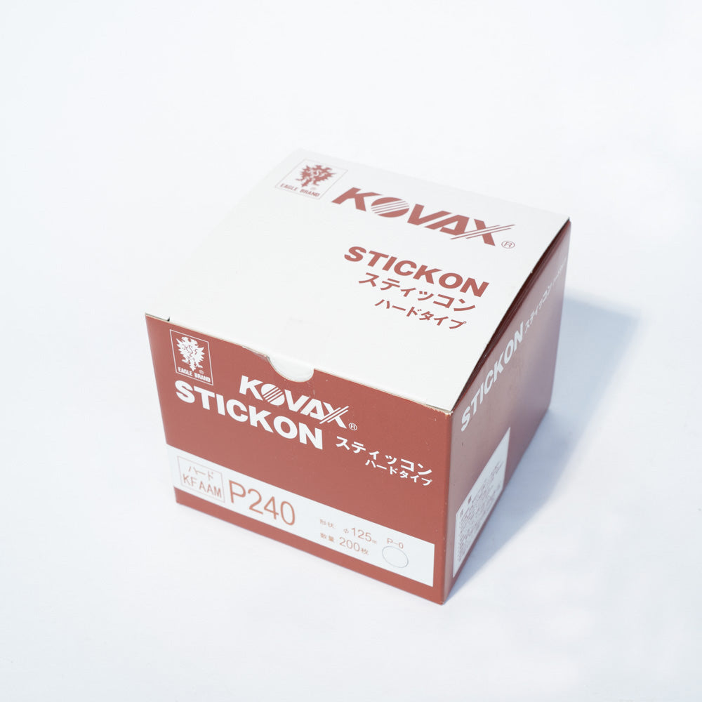 Stick-on Hard 125mmφ diameter Holeless P60 / P80 / P120 / P220 / P240 / P320   pack of 100