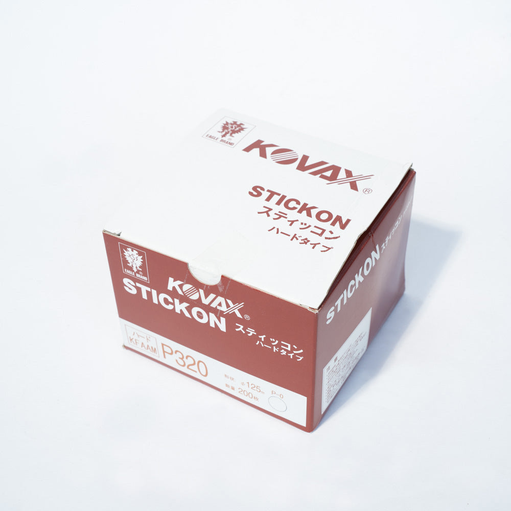 Stick-on Hard 125mmφ diameter Holeless P60 / P80 / P120 / P220 / P240 / P320   pack of 100