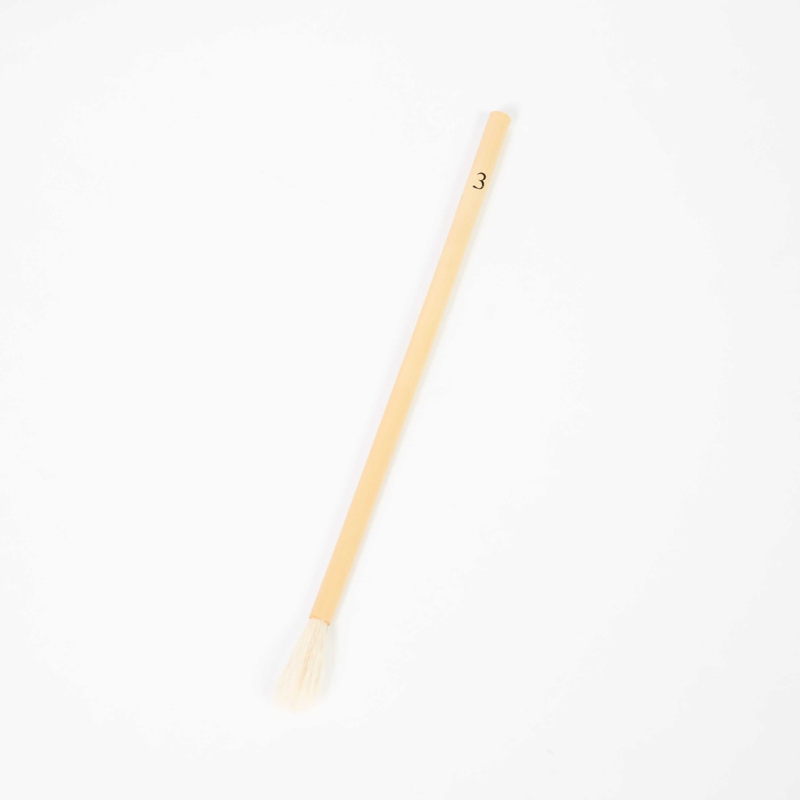 Standard White Lettering Brush — Size No.1 / No.2 / No.3